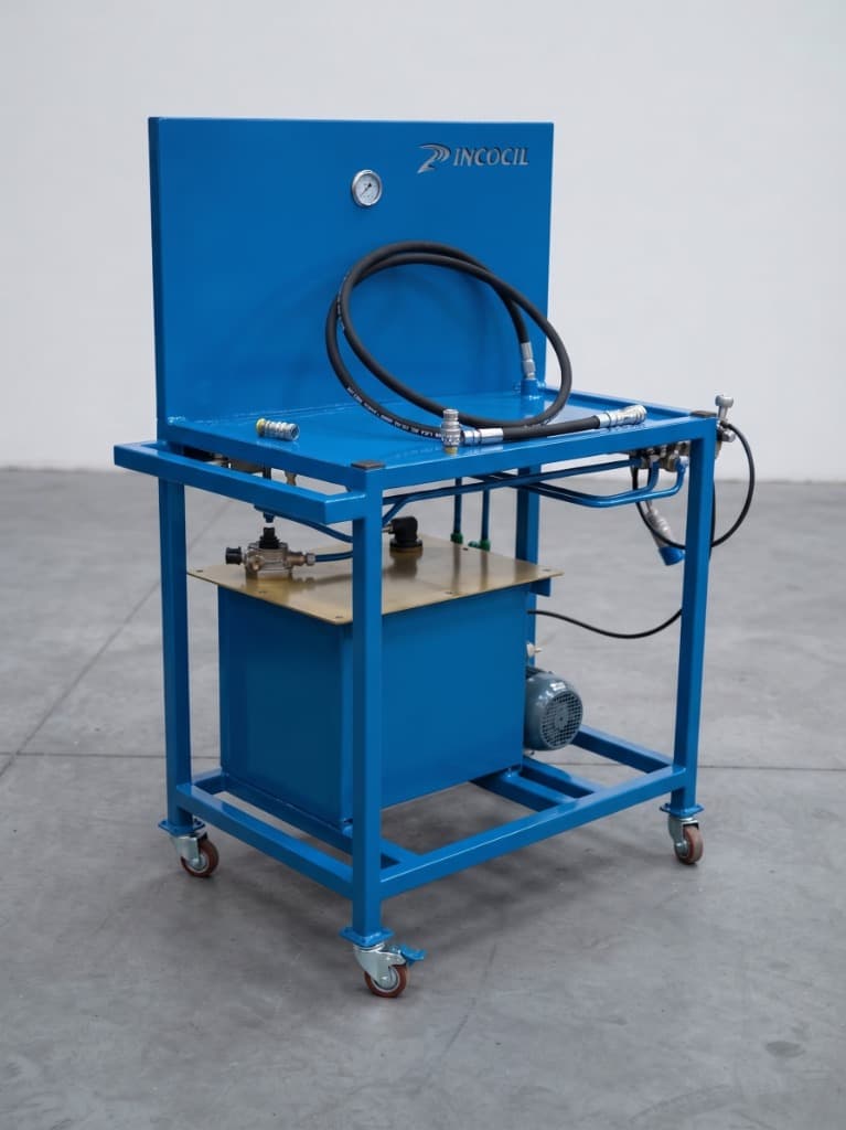200-Bar Portable Hydraulic Test Bench