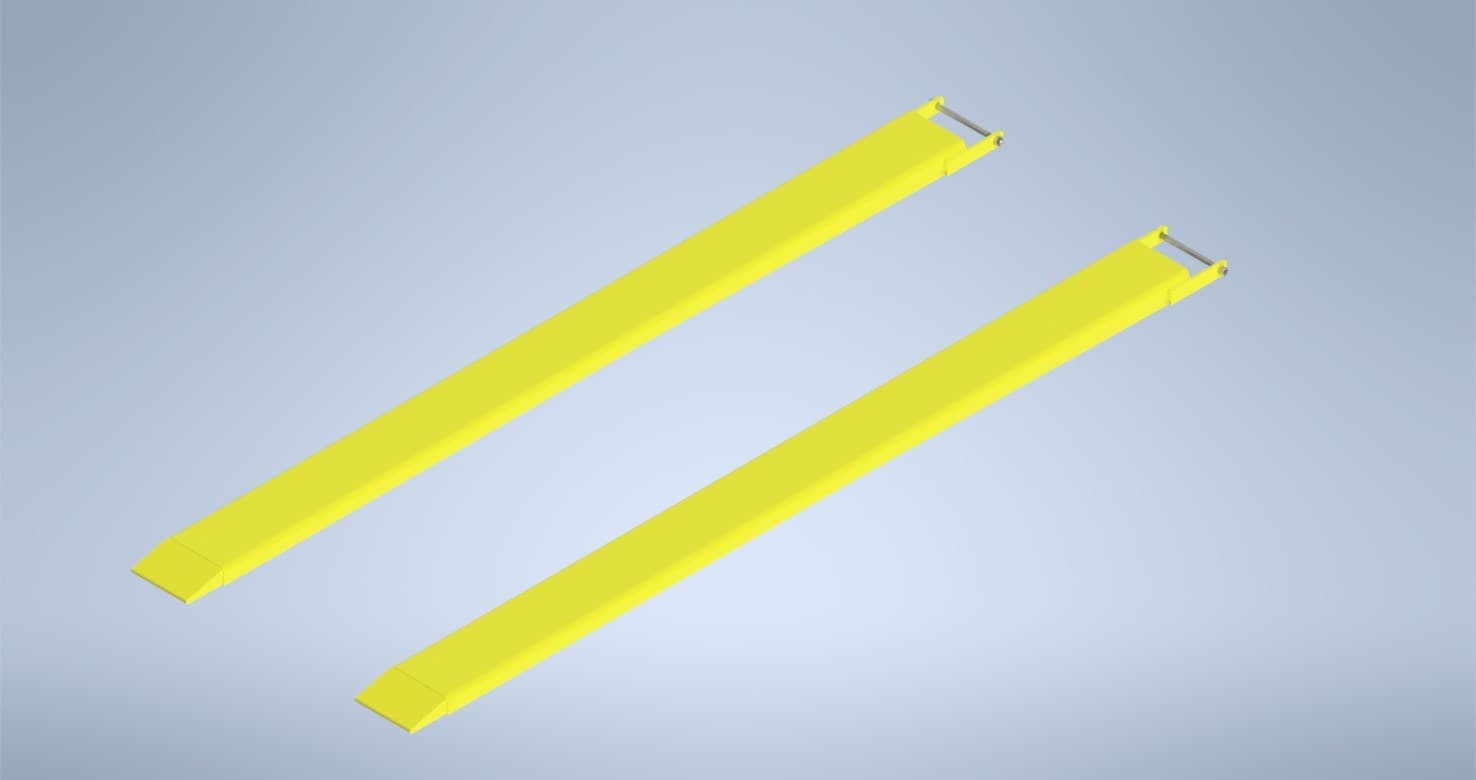 Forklift Fork Extensions (Pair) - Imagem 1